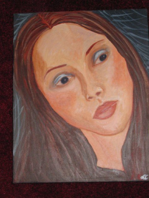 Lorna Drawn A Painting Of Girl