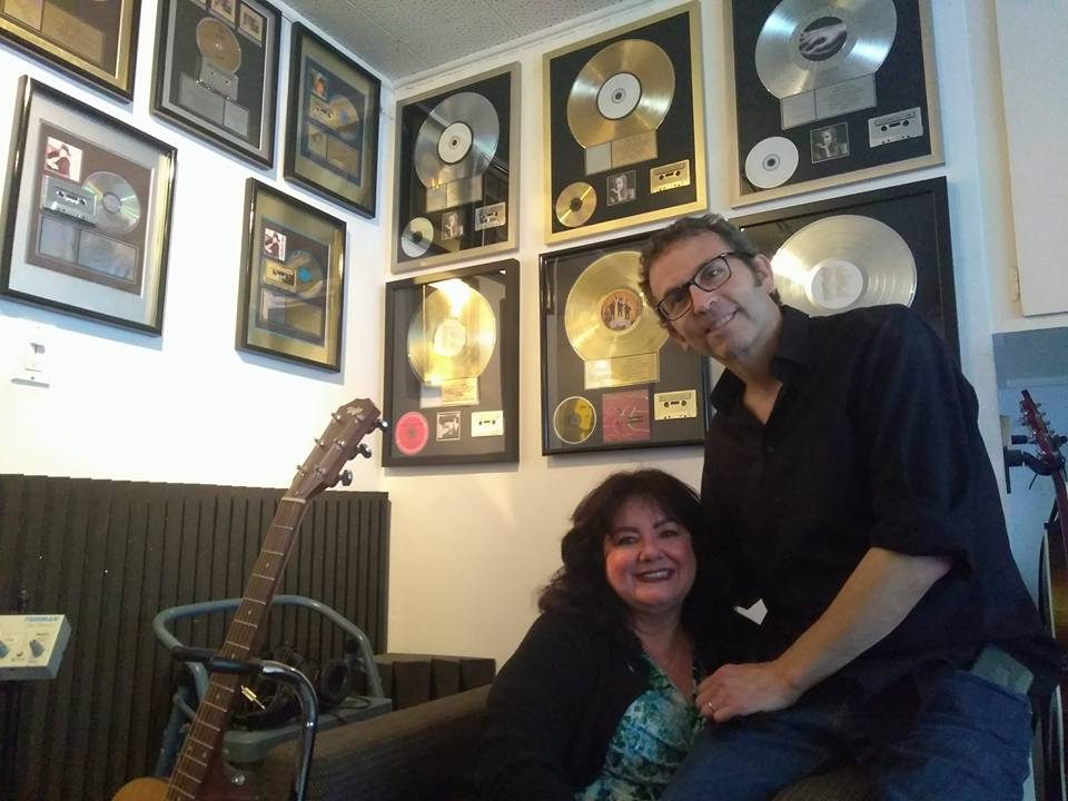 Marty Rifkin And Tammy Locke In The Music Studio