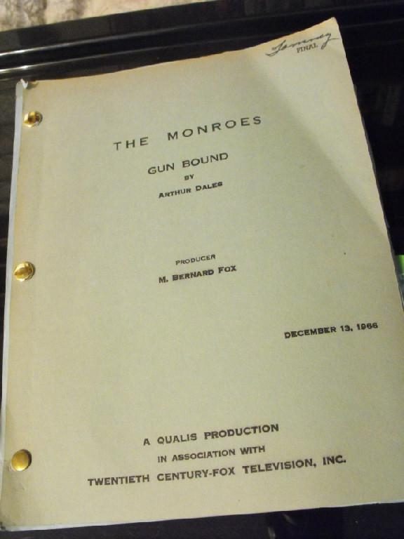 The Monroes - Gun Boundy By Arthur Dales